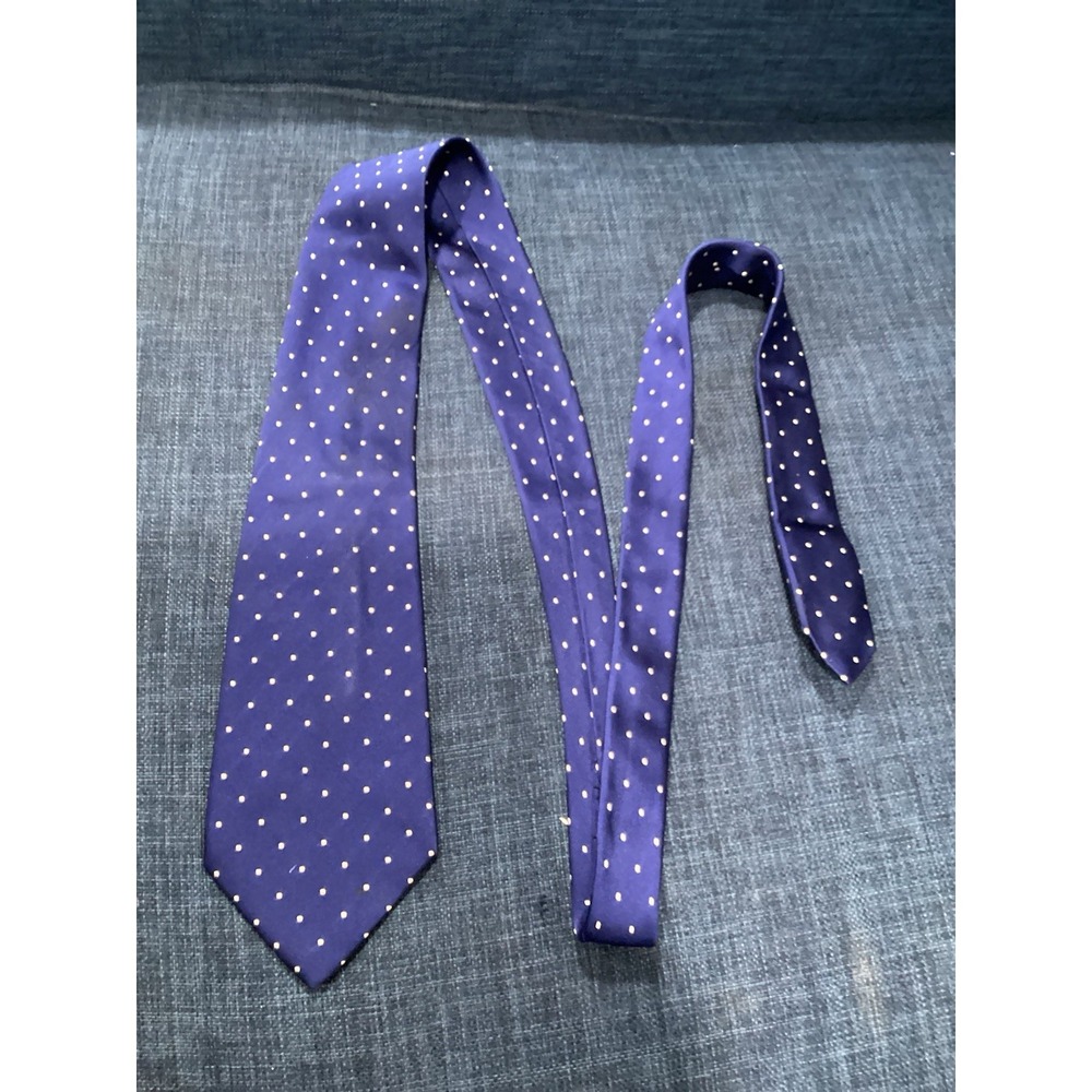 Turnbull & Asser Blue  Silk Tie Hand Made In‎ England